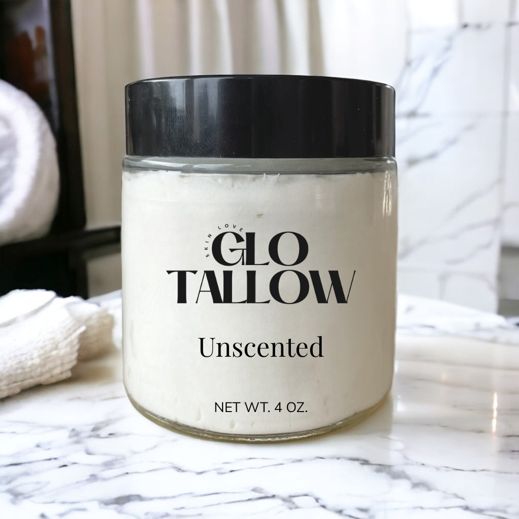 A small glass jar labeled &