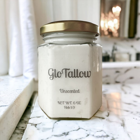 Glo Tallow Unscented 6oz jar