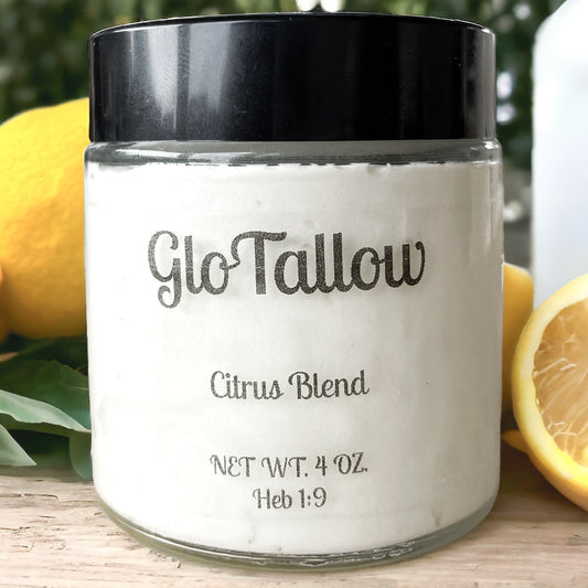 Glo Tallow Citrus Blend Scent 4oz jar