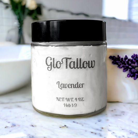 Glo Tallow Lavender Scent 4 oz jar